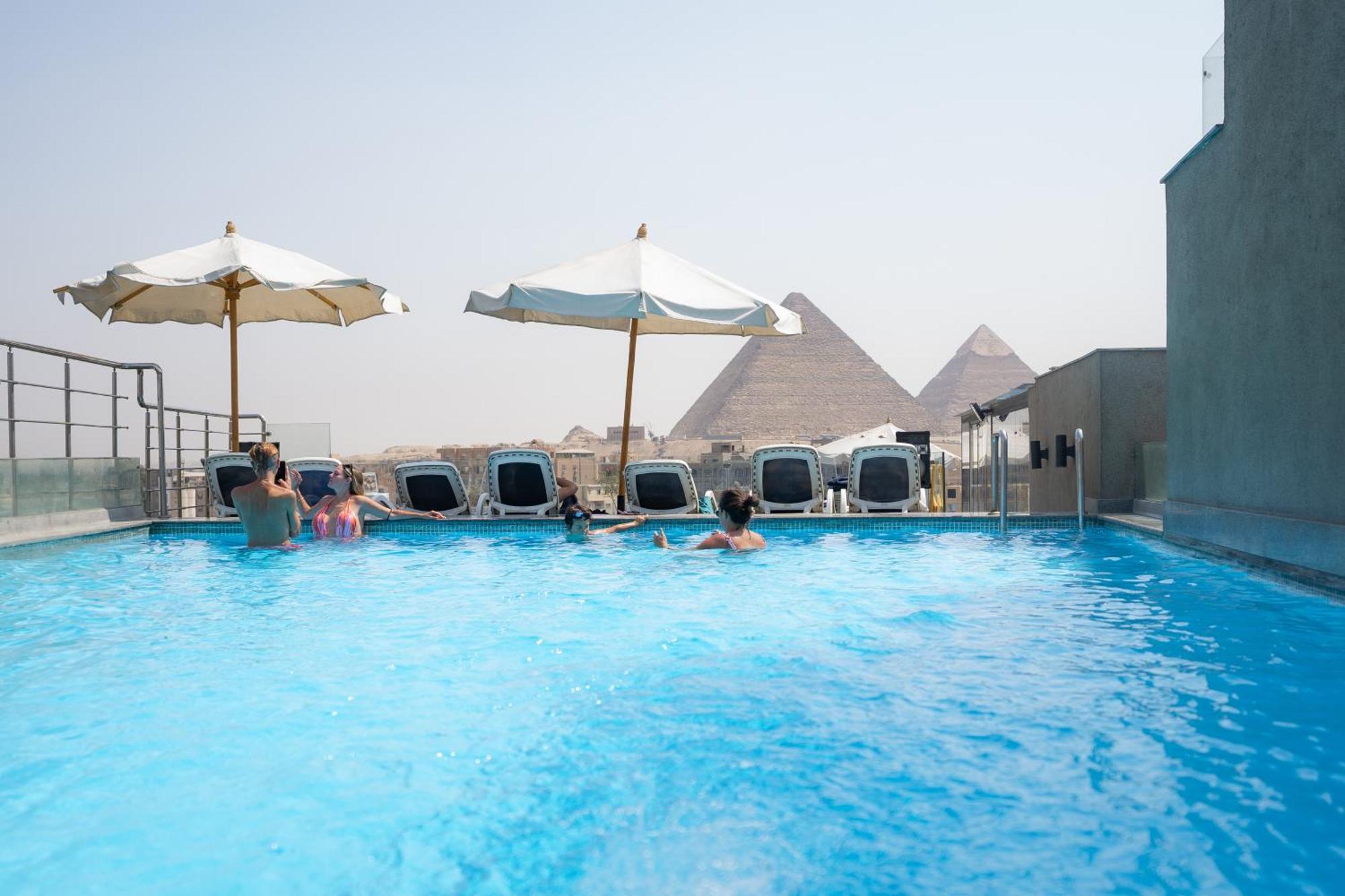 New Pyramid Front Hotel Al Kawm al Akhdar Extérieur photo